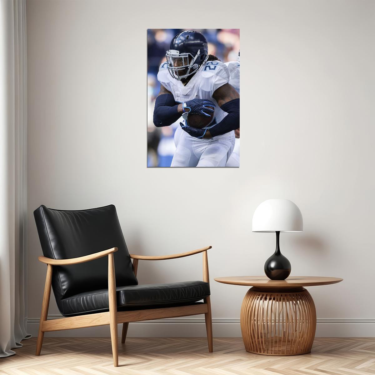 Tennessee Titans Derrick American Football Player Henry Poster Wall Art Print Home Wall Decor - xonomax