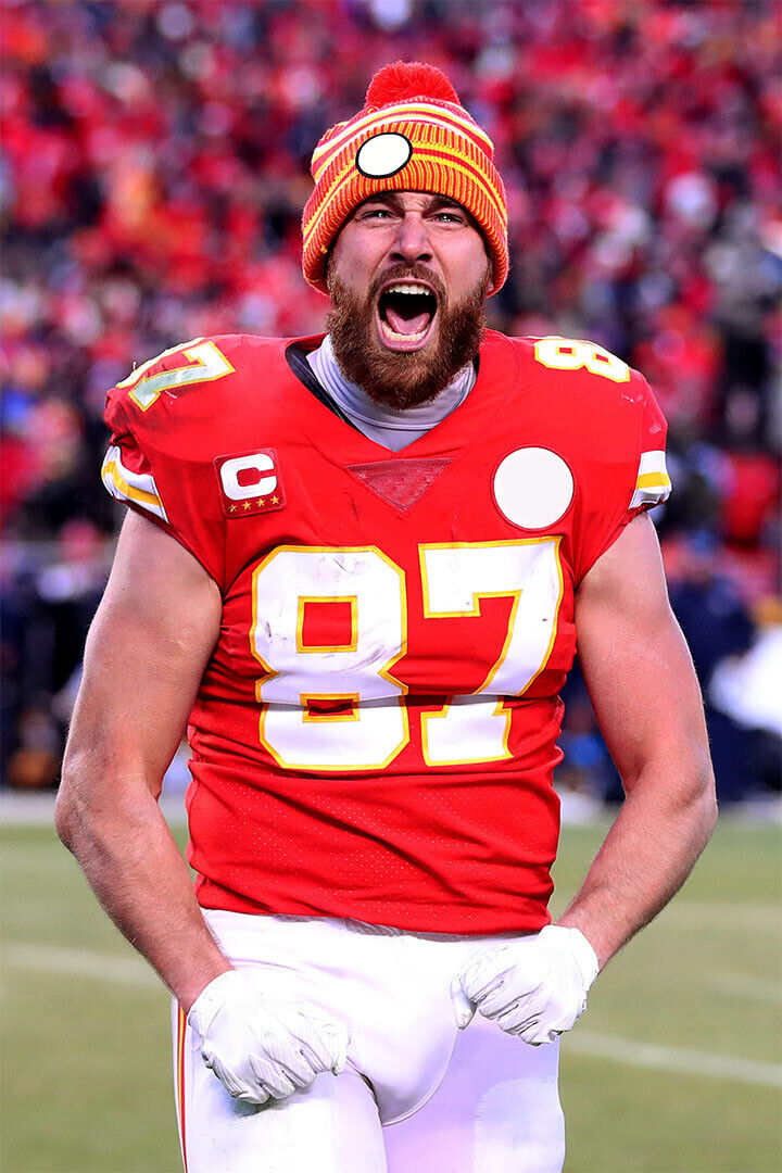 Kansas City Chiefs Travis Kelce American Football Player Poster Wall Art Print Home Wall Decor - xonomax