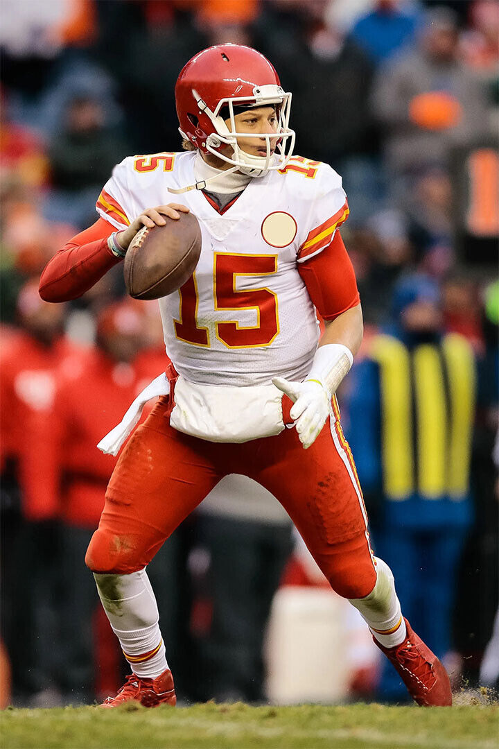 Kansas City Chiefs American Football 15 Patrick Mahomes Poster Wall Art Print Home Wall Decor - xonomax