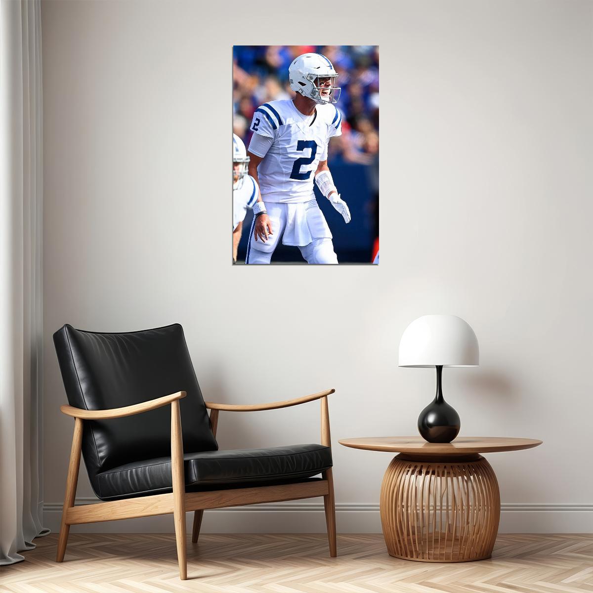Indianapolis Colts Matt Ryan 2 American Football Player Poster Wall Art Print Home Wall Decor - xonomax