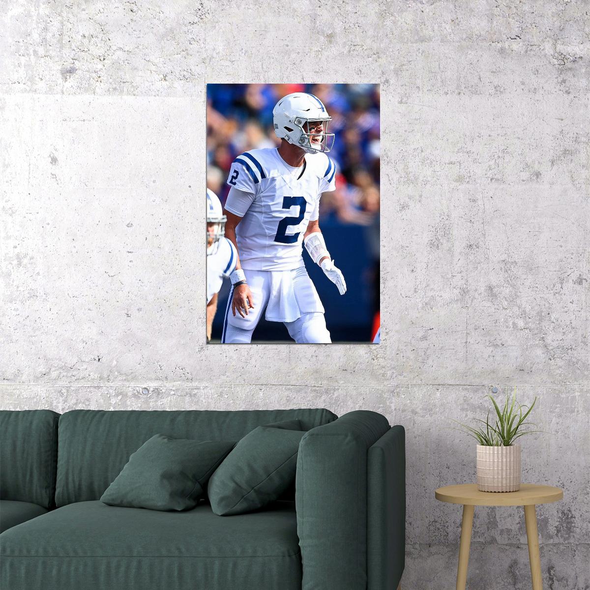Indianapolis Colts Matt Ryan 2 American Football Player Poster Wall Art Print Home Wall Decor - xonomax