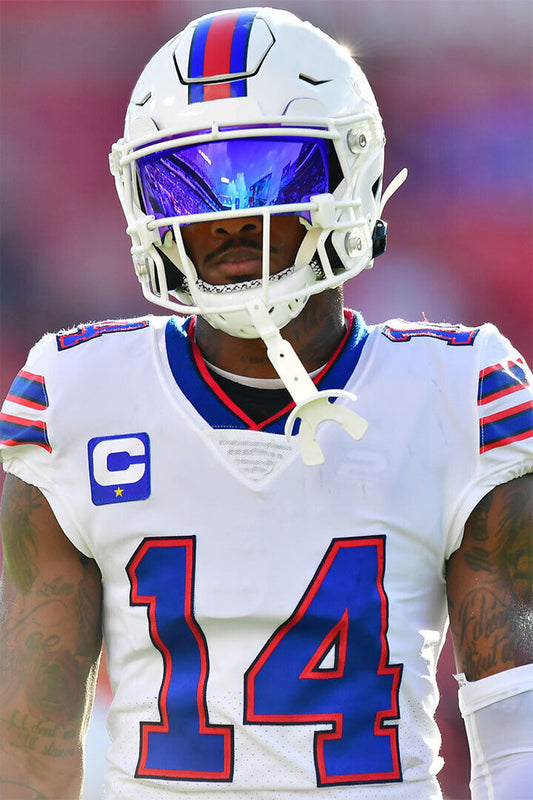 Buffalo Bills Stefon Diggs 14 American Football Player Poster Wall Art Print Home Wall Decor - xonomax