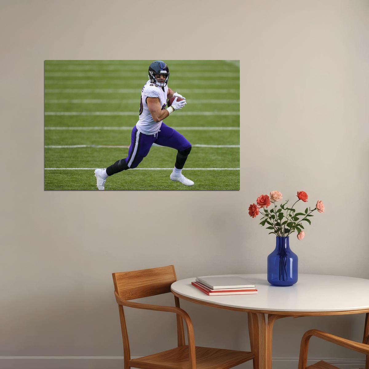 Baltimore Ravens American Football Player Mark Andrews Poster Wall Art Print Home Wall Decor - xonomax