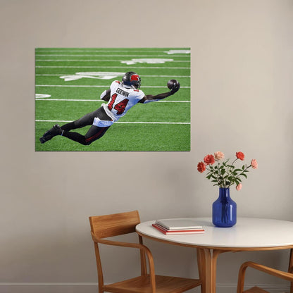 Tampa Bay Buccaneers American Football Player Chris Godwin Poster Wall Art Print Home Wall Decor - xonomax