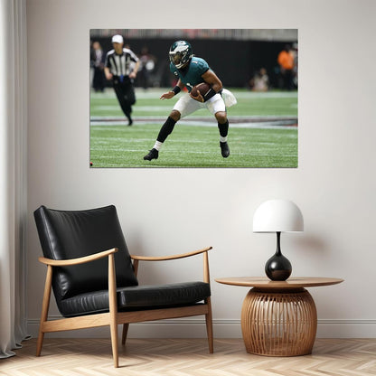 Philadelphia Eagles American Football Player Jalen Hurts Poster Wall Art Print Home Wall Decor - xonomax
