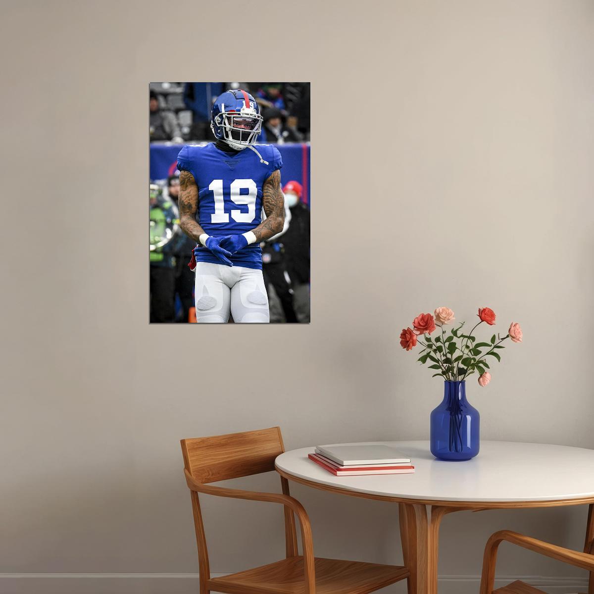 New York Giants American Football Player Kenny Golladay Poster Wall Art Print Home Wall Decor - xonomax