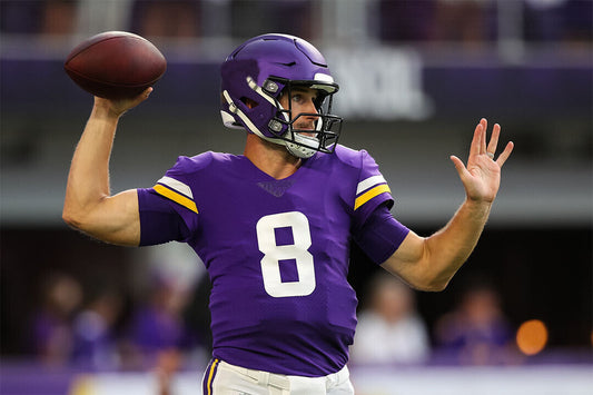 Minnesota Vikings American Football Player 8 Kirk Cousins Poster Wall Art Print Home Wall Decor - xonomax