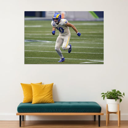 Aaron Donald 10 American Football Player Los Angeles Rams Poster Wall Art Print Home Wall Decor - xonomax