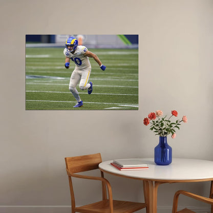 Aaron Donald 10 American Football Player Los Angeles Rams Poster Wall Art Print Home Wall Decor - xonomax