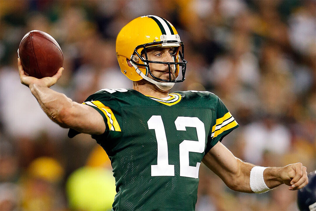 American Football Player Green Bay Packers Aaron Rodgers Poster Wall Art Print Home Wall Decor