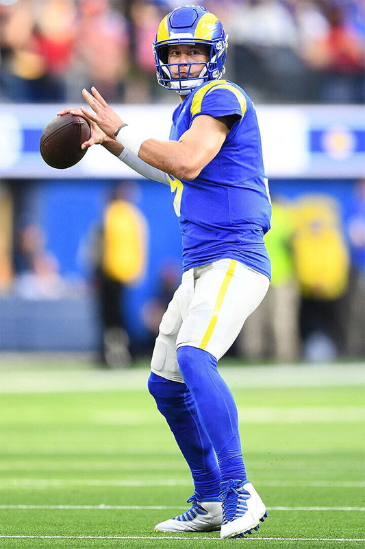 Los Angeles Rams Matthew Stafford American Football Player Poster Wall Art Print Home Wall Decor - xonomax
