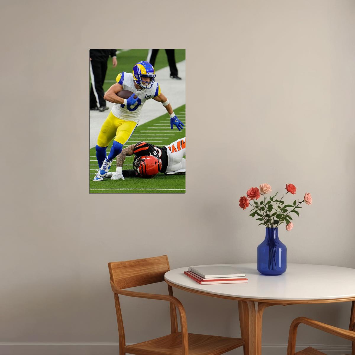 Los Angeles Rams American Football Player Cooper Kupp 10 Poster Wall Art Print Home Wall Decor - xonomax