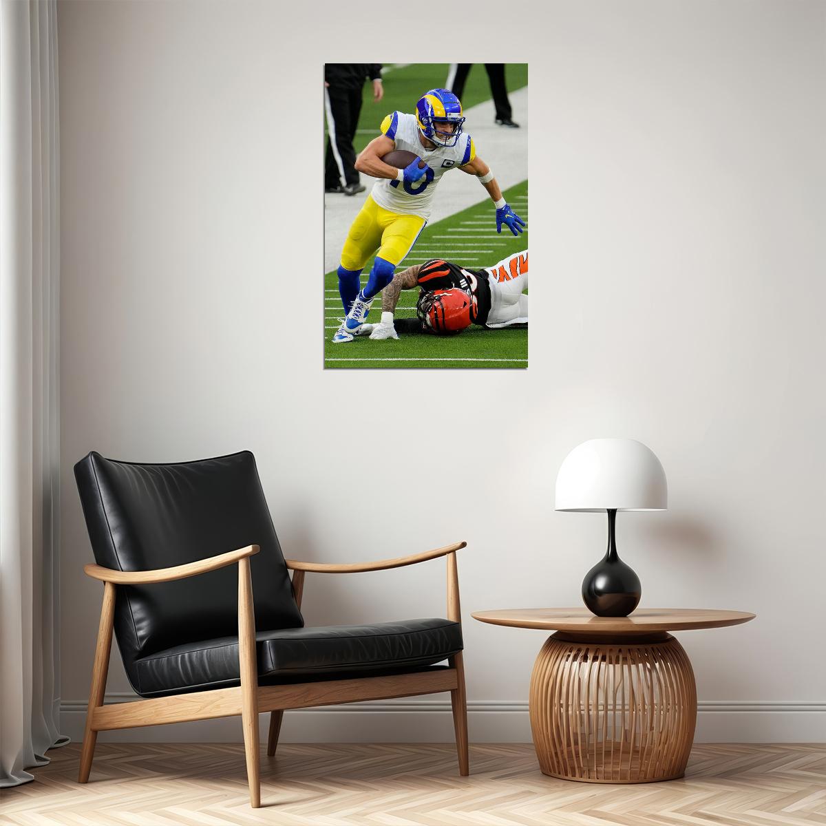 Los Angeles Rams American Football Player Cooper Kupp 10 Poster Wall Art Print Home Wall Decor - xonomax