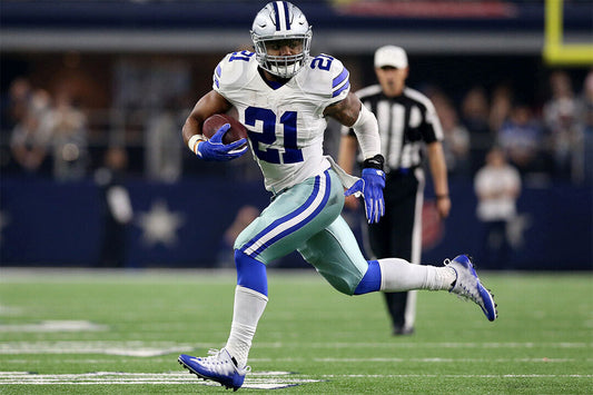 Run Ezekiel Elliott Dallas Cowboys American Football Poster Wall Art Print Home Wall Decor - xonomax