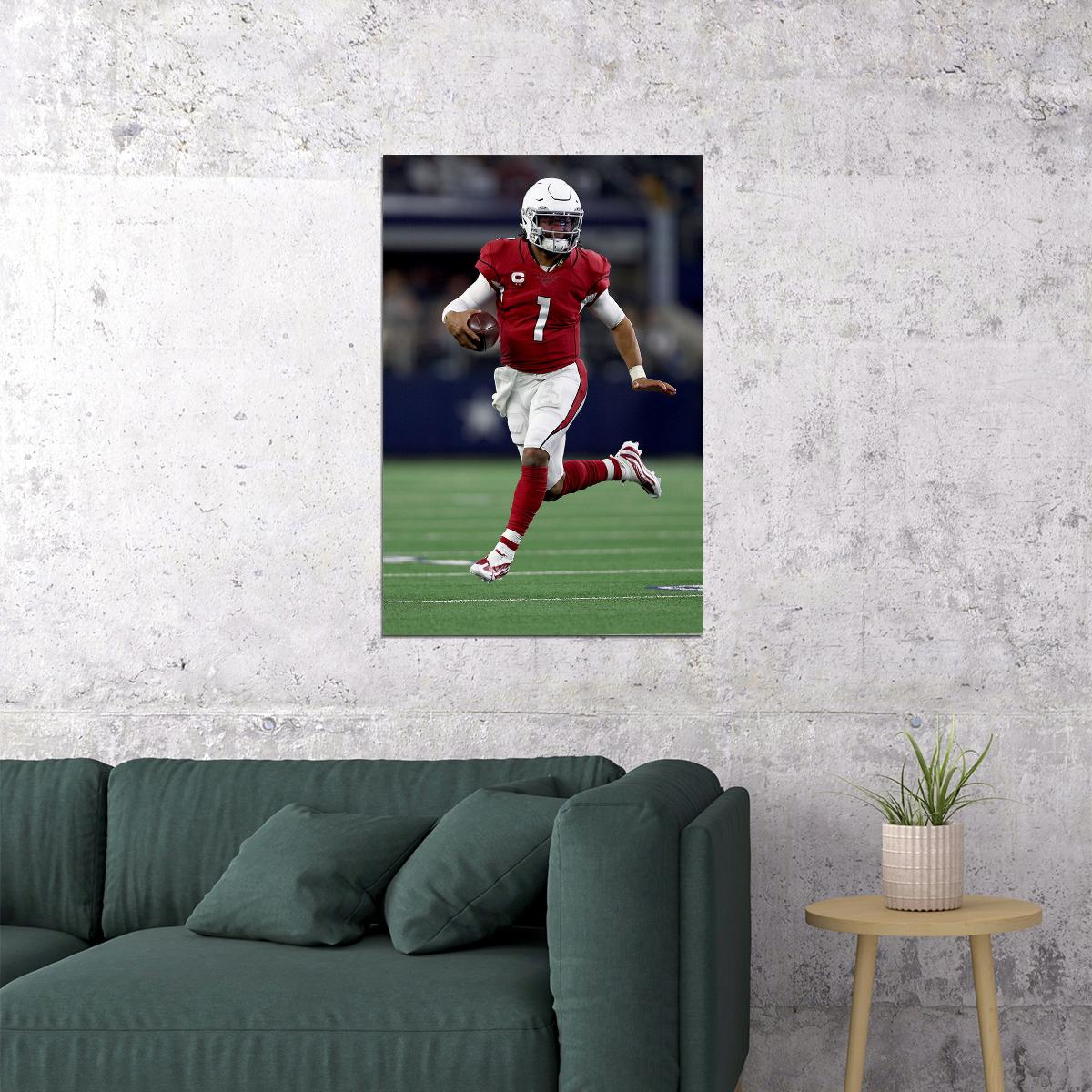 Kyler Murray Arizona Cardinals 1 American Football Player Poster Wall Art Print Home Wall Decor - xonomax
