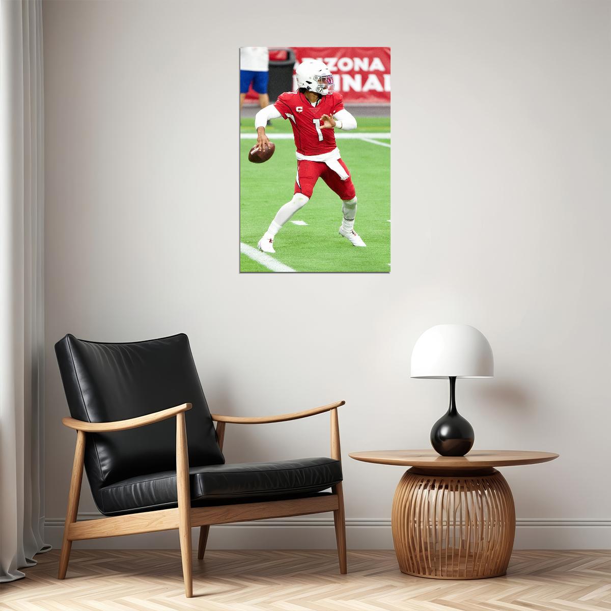 Arizona Cardinals Kyler Murray 1 American Football Player Poster Wall Art Print Home Wall Decor - xonomax