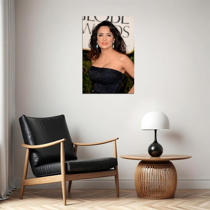 Salma Hayek Actress Low Cut Dress Poster Wall Art Print Home Wall Decor - xonomax