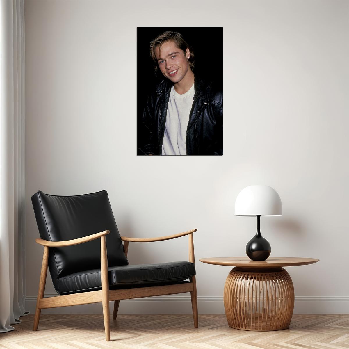 Brad Pitt Young Movie Actor Poster Wall Art Print Home Wall Decor - xonomax