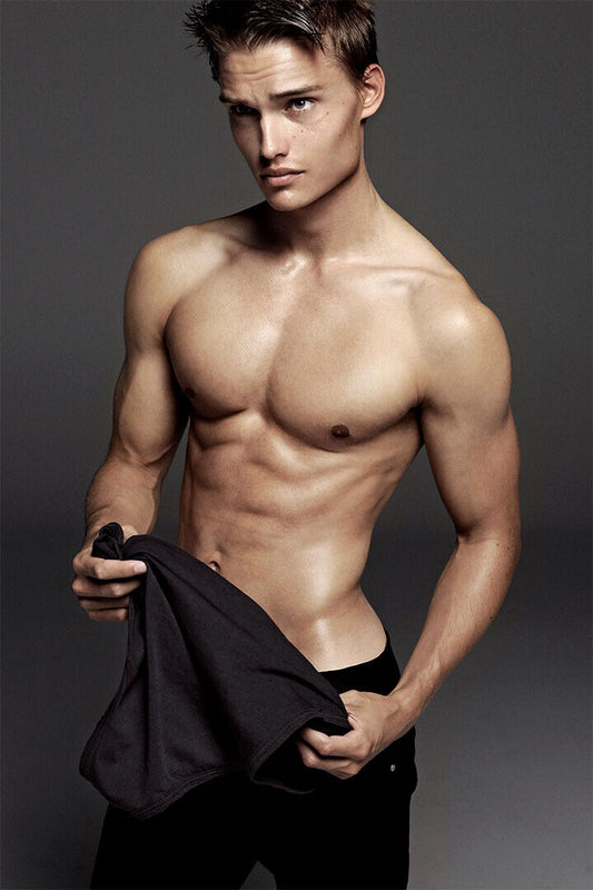 Student Boy Male Sexy Male Model Poster Wall Art Print Home Wall Decor - xonomax