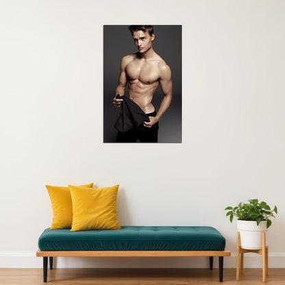 Student Boy Male Sexy Male Model Poster Wall Art Print Home Wall Decor - xonomax