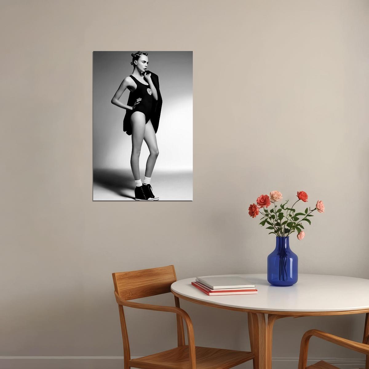 Cara Delevingne Sexy Female Model Poster Wall Art Print Home Wall Decor - xonomax