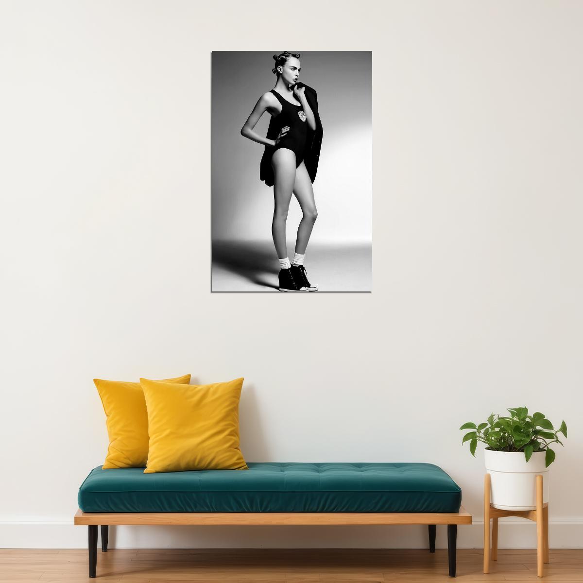 Cara Delevingne Sexy Female Model Poster Wall Art Print Home Wall Decor - xonomax