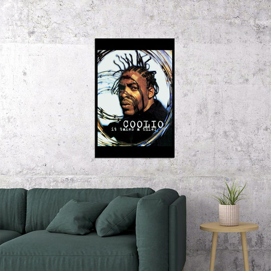 Coolio Rapper Thief Album Music Hip Hop Artist Leon Tribute Mem Poster Wall Art Print Home Wall Decor - xonomax