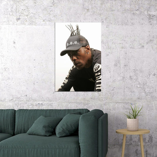 Rapper Coolio Music Hip Hop Artist Leon Tribute Memory Poster Wall Art Print Home Wall Decor - xonomax