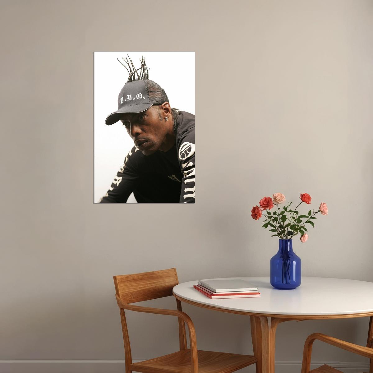 Rapper Coolio Music Hip Hop Artist Leon Tribute Memory Poster Wall Art Print Home Wall Decor - xonomax