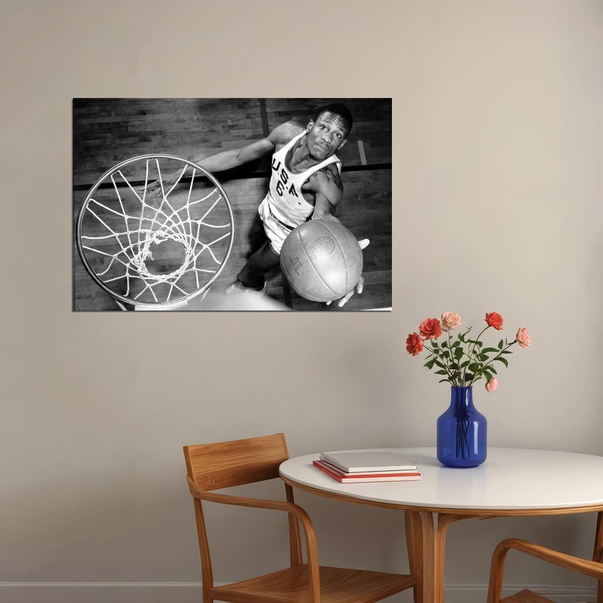 Bill Russell Basketball Goat Player Memorial Boston Poster Wall Art Print Home Wall Decor - xonomax
