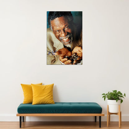 Bill Russell Old Basketball Pivot Player Sport Poster Wall Art Print Home Wall Decor - xonomax