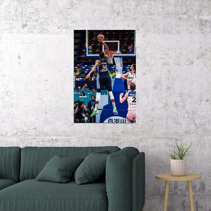 Giannis Antetokounmpo Greece Basketball Big Forward Player Poster Wall Art Print Home Wall Decor - xonomax