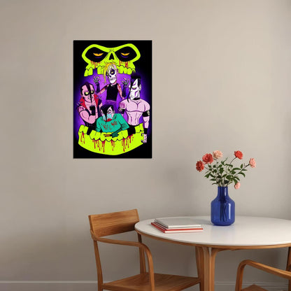 The Misfits Rock Music Band Rock Group Star Poster Wall Art Print Home Wall Decor - xonomax
