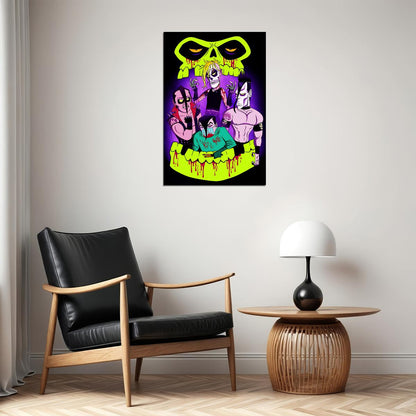 The Misfits Rock Music Band Rock Group Star Poster Wall Art Print Home Wall Decor - xonomax