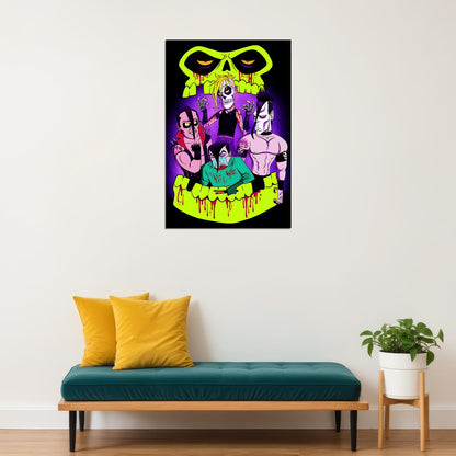 The Misfits Rock Music Band Rock Group Star Poster Wall Art Print Home Wall Decor - xonomax