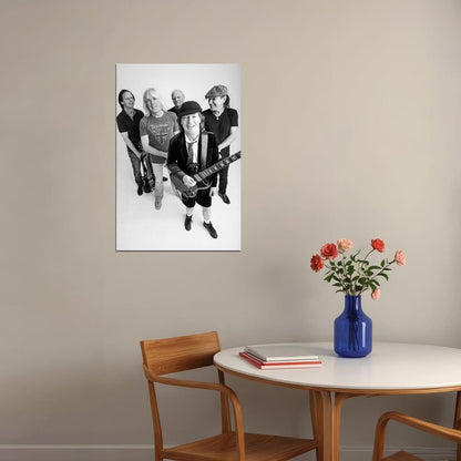 Alternating And Direct Current Rock Group Poster Wall Art Print Home Wall Decor - xonomax