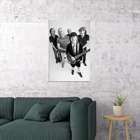 Alternating And Direct Current Rock Group Poster Wall Art Print Home Wall Decor - xonomax