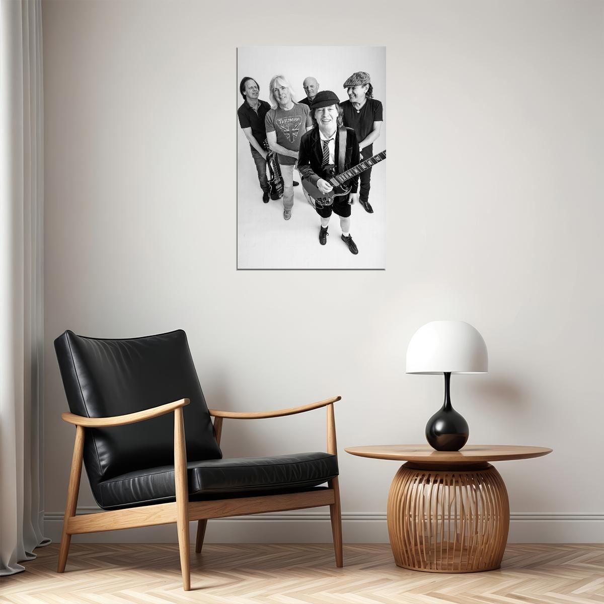 Alternating And Direct Current Rock Group Poster Wall Art Print Home Wall Decor - xonomax