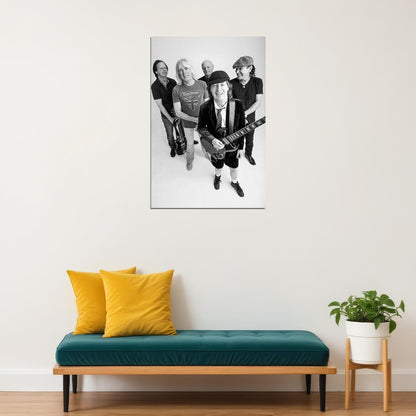 Alternating And Direct Current Rock Group Poster Wall Art Print Home Wall Decor - xonomax