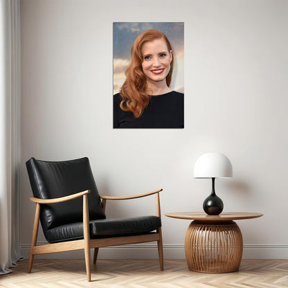 Jessica Chastain Celebrity Cinema Actor Star Poster Wall Art Print Home Wall Decor - xonomax