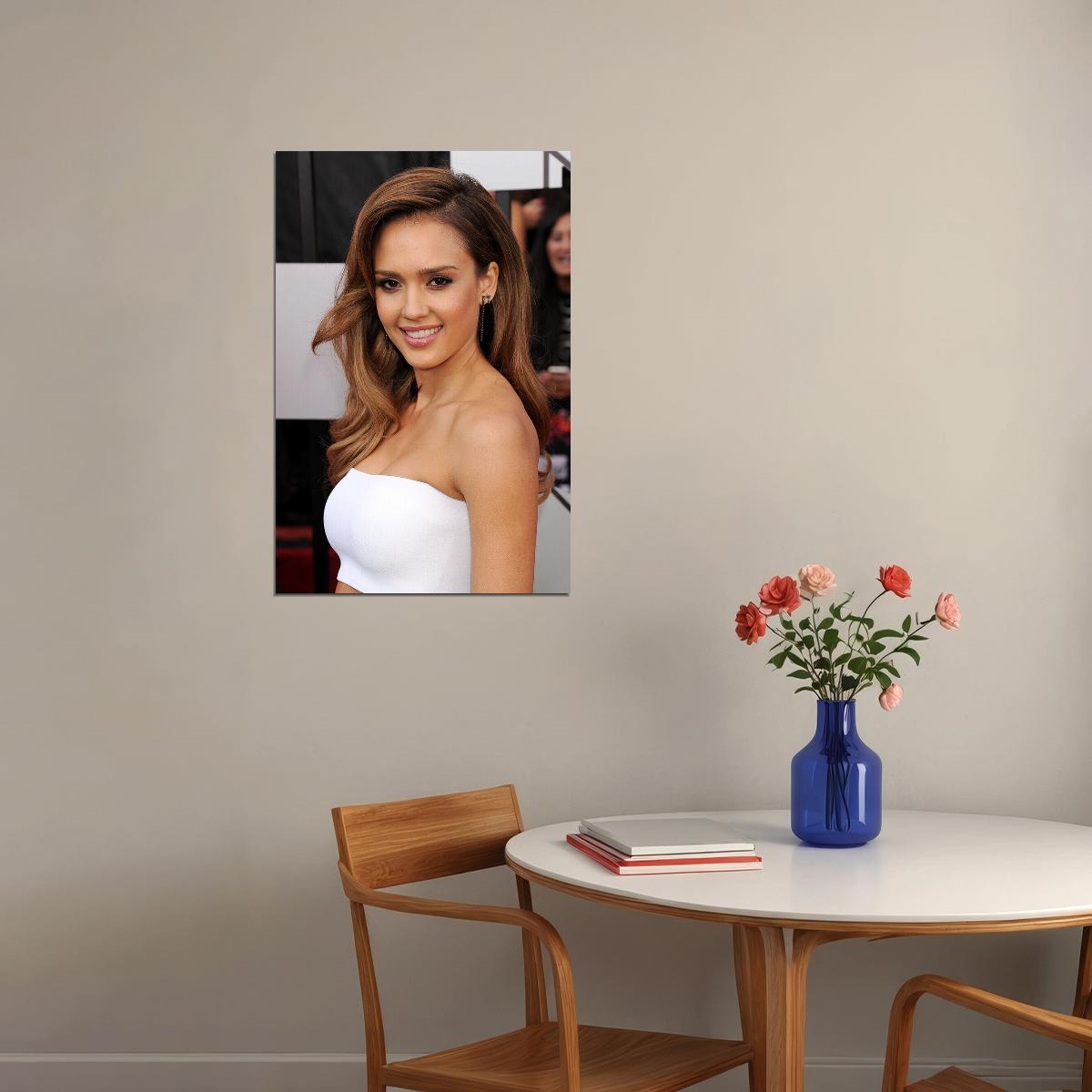 Jessica Alba Celebrity Cinema Actress Artist Poster Wall Art Print Home Wall Decor - xonomax