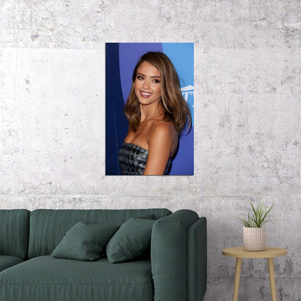 Jessica Alba Celebrity Cinema Actress Artist Poster Wall Art Print Home Wall Decor - xonomax
