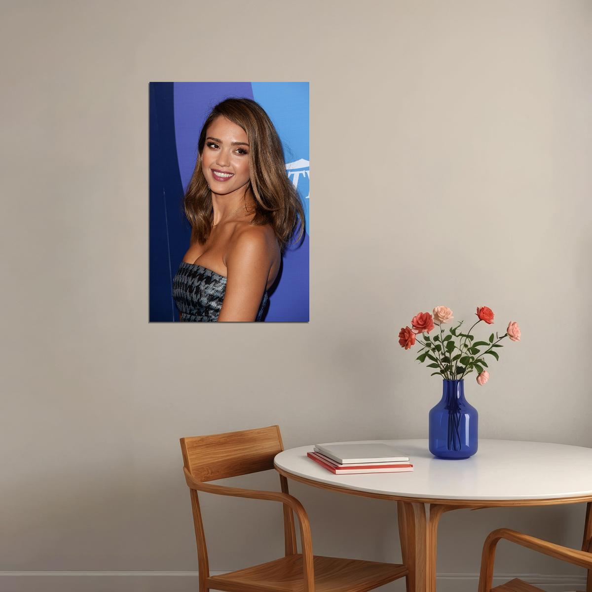 Jessica Alba Celebrity Cinema Actress Artist Poster Wall Art Print Home Wall Decor - xonomax