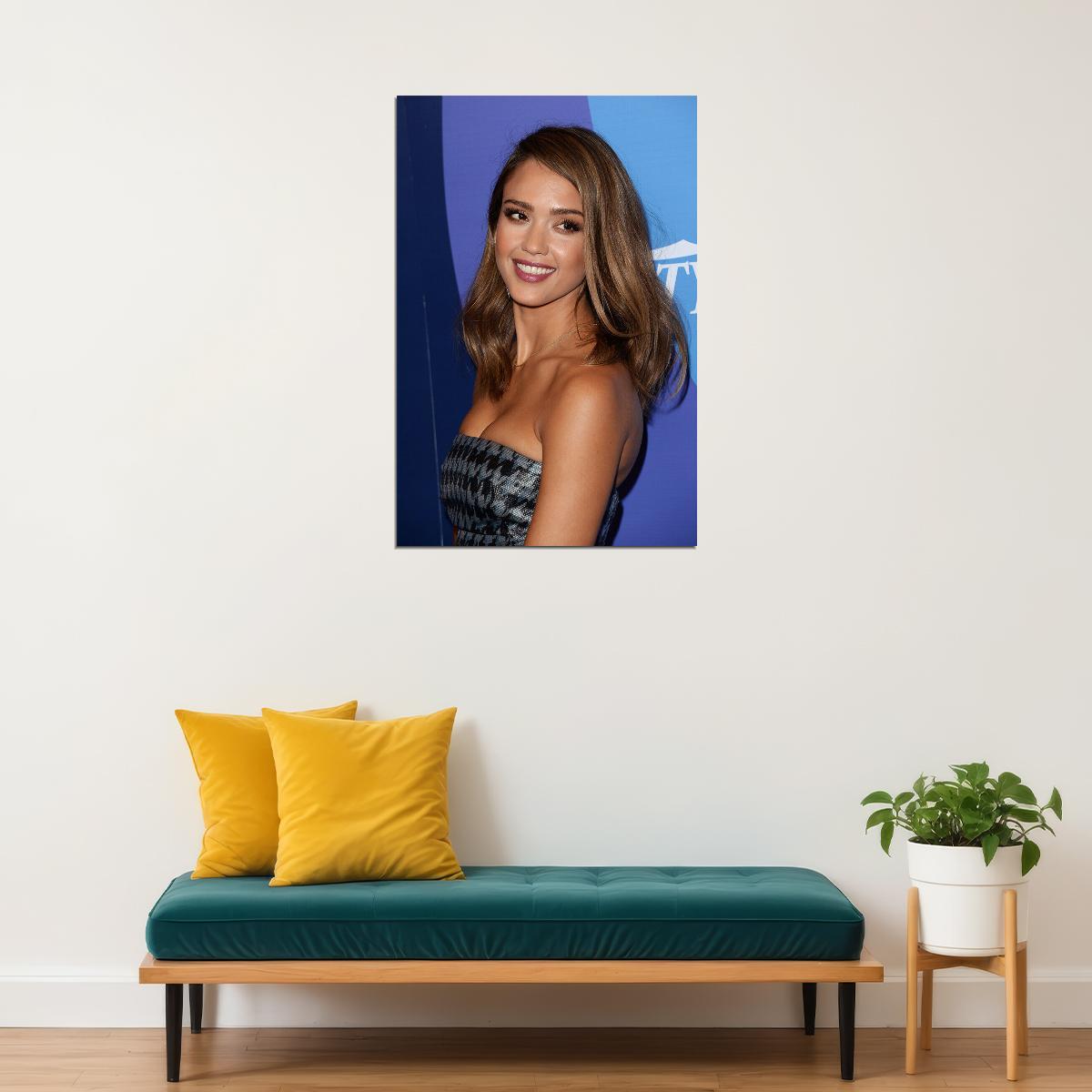 Jessica Alba Celebrity Cinema Actress Artist Poster Wall Art Print Home Wall Decor - xonomax