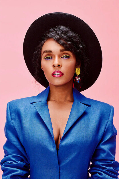 Janelle Monae Celebrity Actress Singeer Idol Poster Wall Art Print Home Wall Decor - xonomax