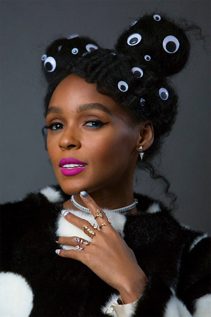 Janelle Monae Celebrity Actor Singeer Idol Poster Wall Art Print Home Wall Decor - xonomax