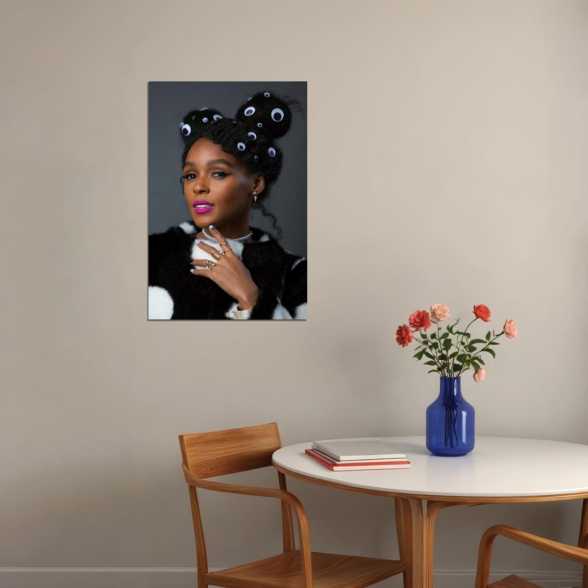 Janelle Monae Celebrity Actor Singeer Idol Poster Wall Art Print Home Wall Decor - xonomax