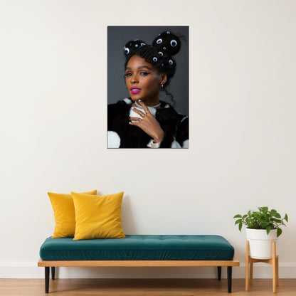 Janelle Monae Celebrity Actor Singeer Idol Poster Wall Art Print Home Wall Decor - xonomax