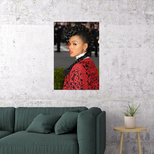 Janelle Monae Celebrity Actor Singeer Star Poster Wall Art Print Home Wall Decor - xonomax