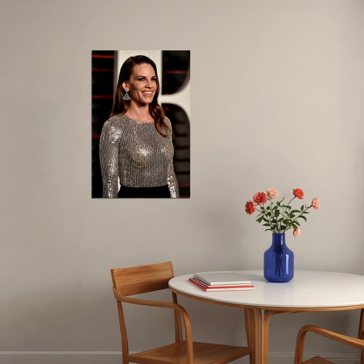 Hillary Swank Celebrity Tv Movie Actress Star Poster Wall Art Print Home Wall Decor - xonomax